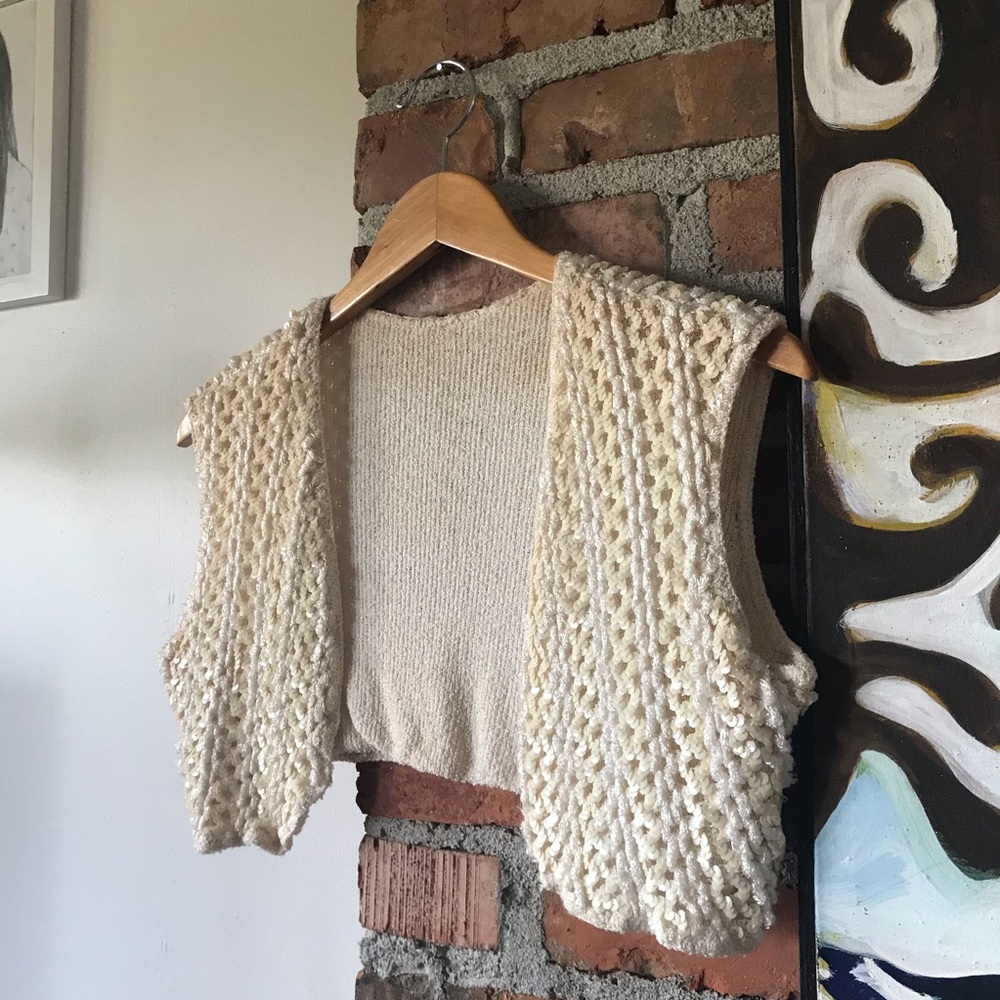 Vintage Cropped Vest